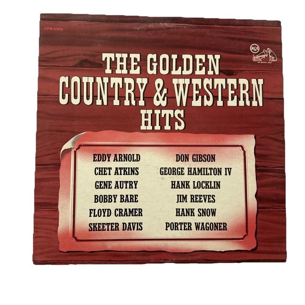 Various Artists‎ The Golden Country & Western Hits RCA CMP 0500 1965 Mono LP